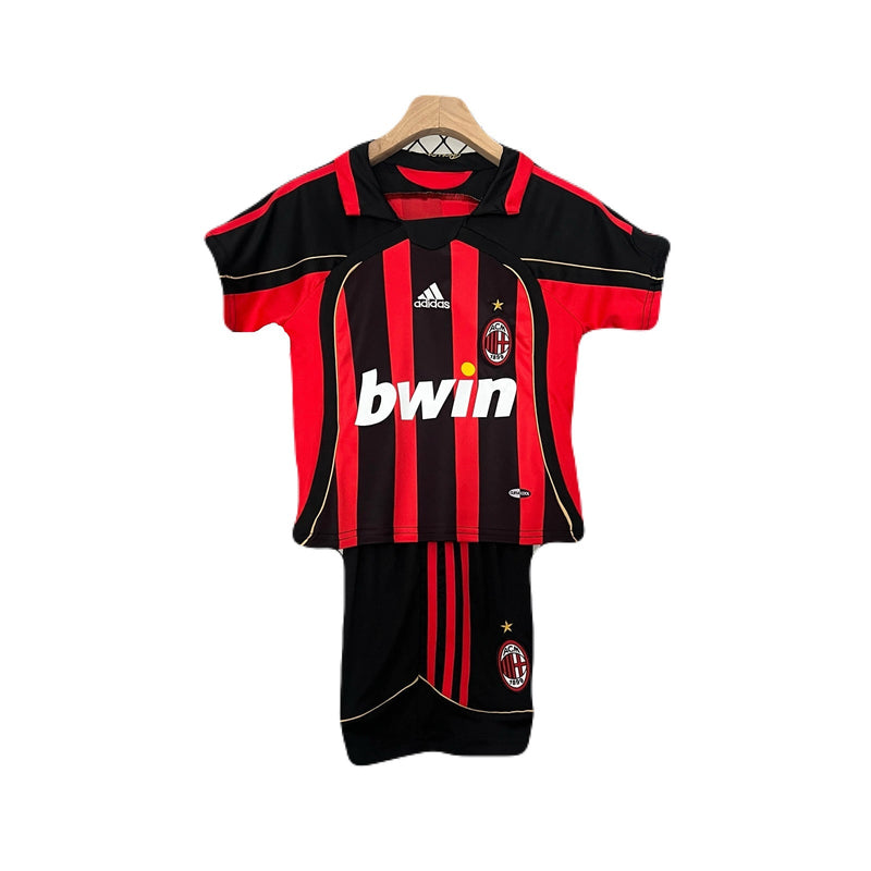 CAMISETA MILAN I 06/07 CONJUNTO INFANTIL (RETRO) - TIENDA DEL JUGADOR