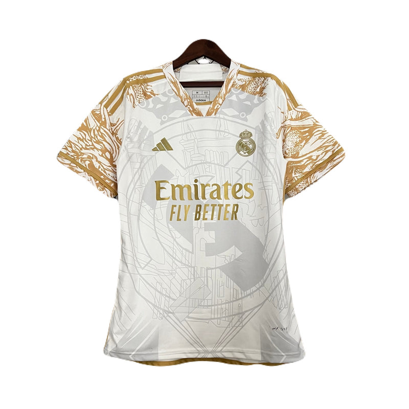 CAMISETA REAL MADRID EDICIÓN LIMITADA DORADA 23/24 HOMBRE - TIENDA DEL JUGADOR