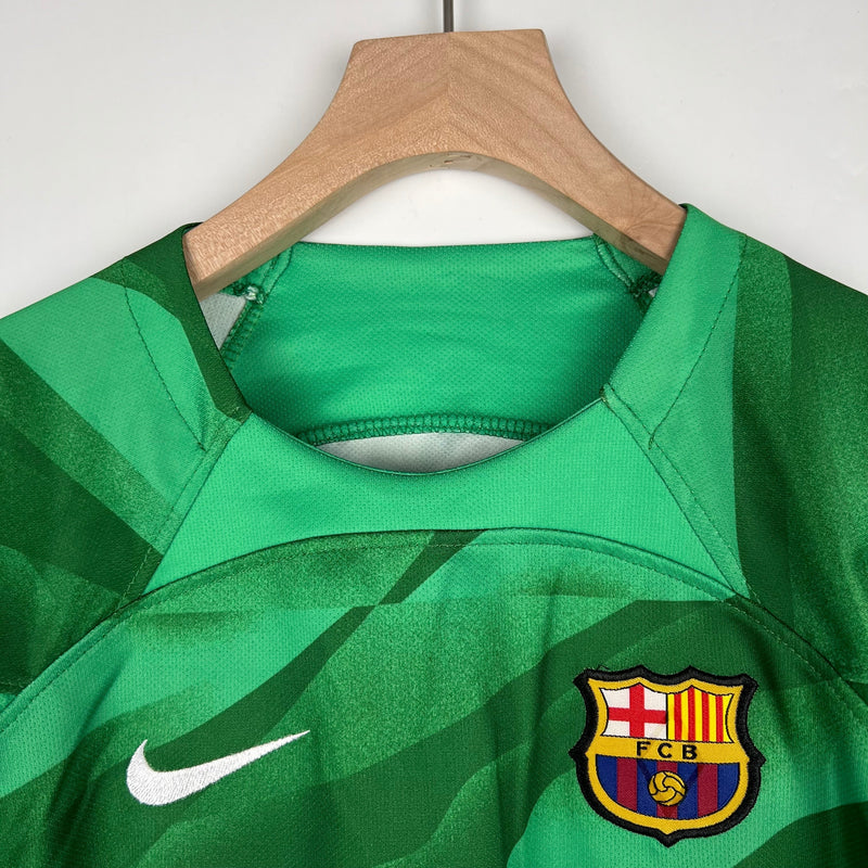 BARCELONA PORTERO I 23/24 CONJUNTO INFANTIL - TIENDA DEL JUGADOR