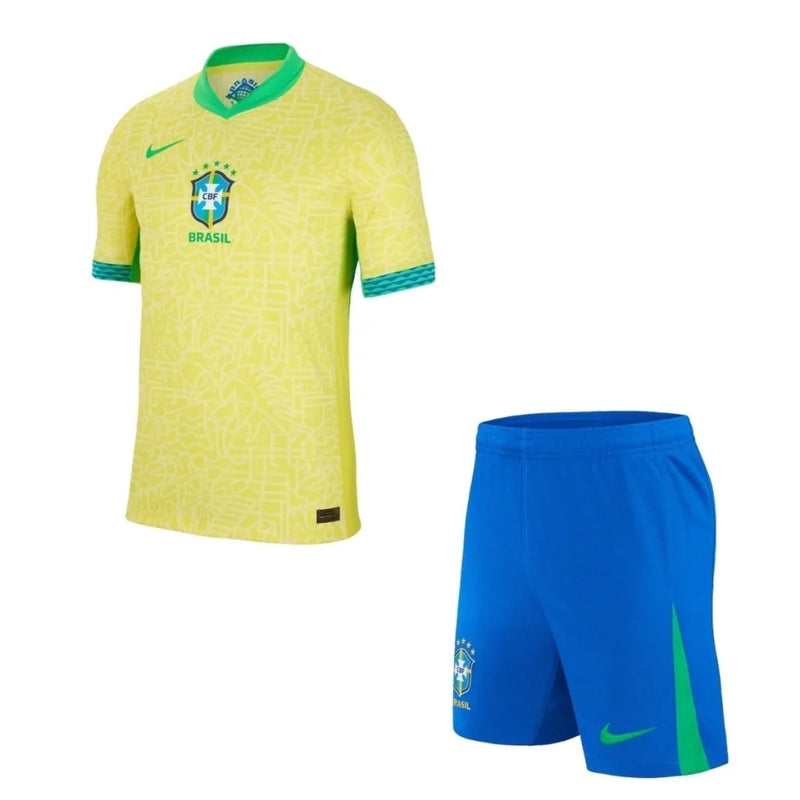 CAMISETA BRASIL I COPA AMÉRICA 2024 CONJUNTO INFANTIL - TIENDA DEL JUGADOR