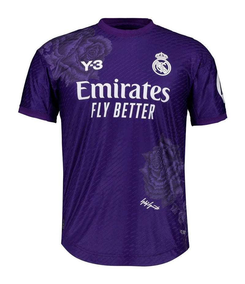 CAMISETA REAL MADRID Y-3 MORADA 24/25 HOMBRE (VERSIÓN JUGADOR)