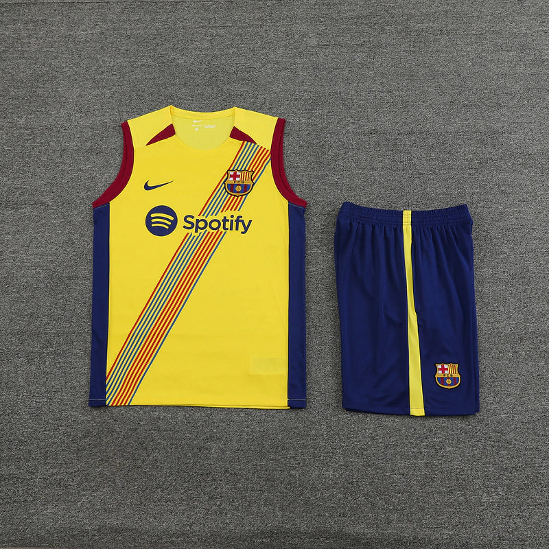 BARCELONA CONJUNTO SIN MANGAS ENTRENAMIENTO 23/24 HOMBRE - TIENDA DEL JUGADOR