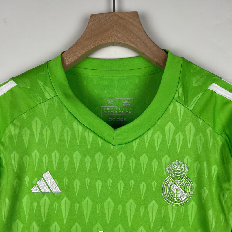 REAL MADRID PORTERO I 23/24 CONJUNTO INFANTIL - TIENDA DEL JUGADOR