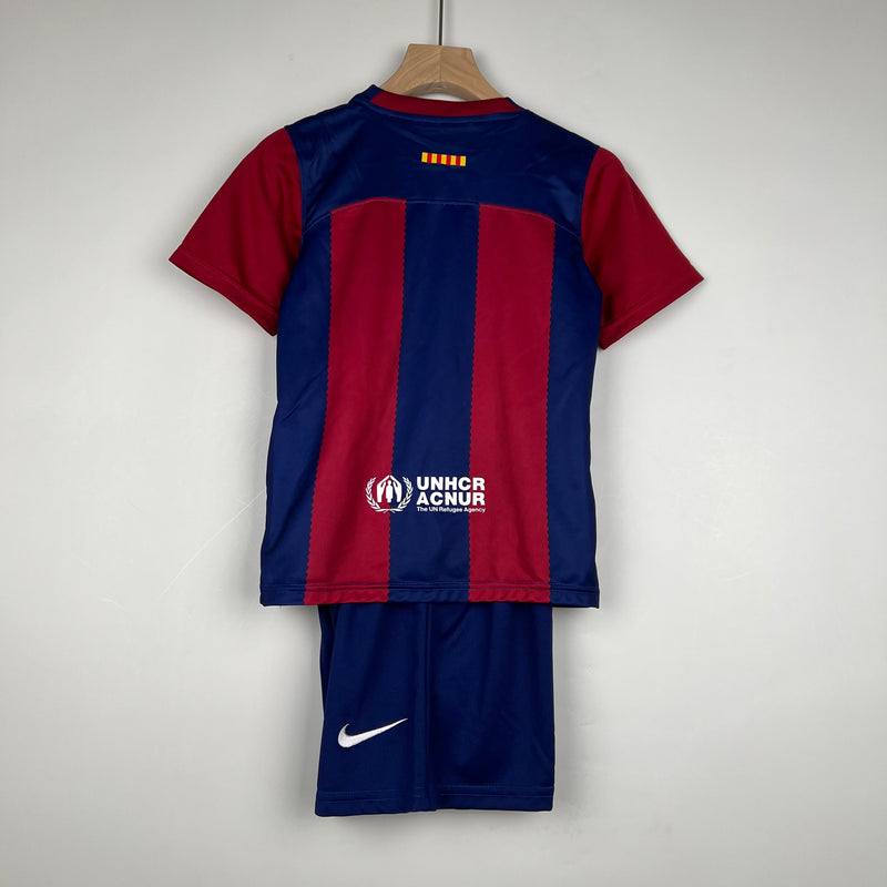 BARCELONA I 23/24 CONJUNTO INFANTIL - TIENDA DEL JUGADOR